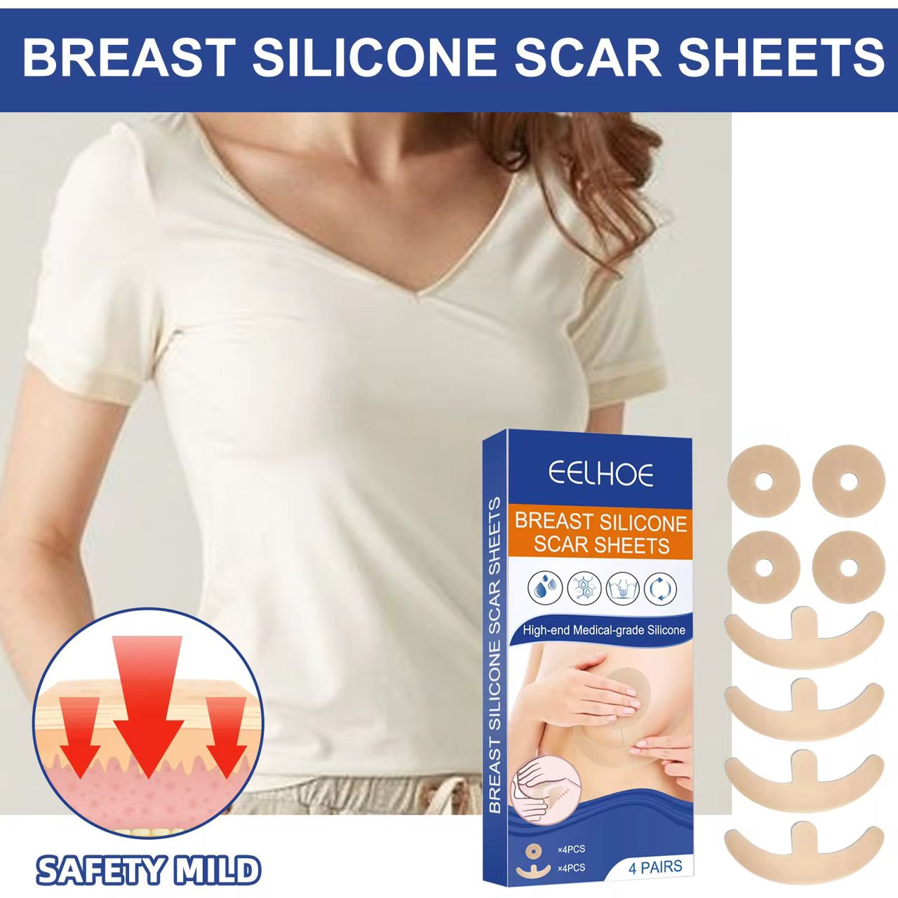 Kit de parches de silicona médica